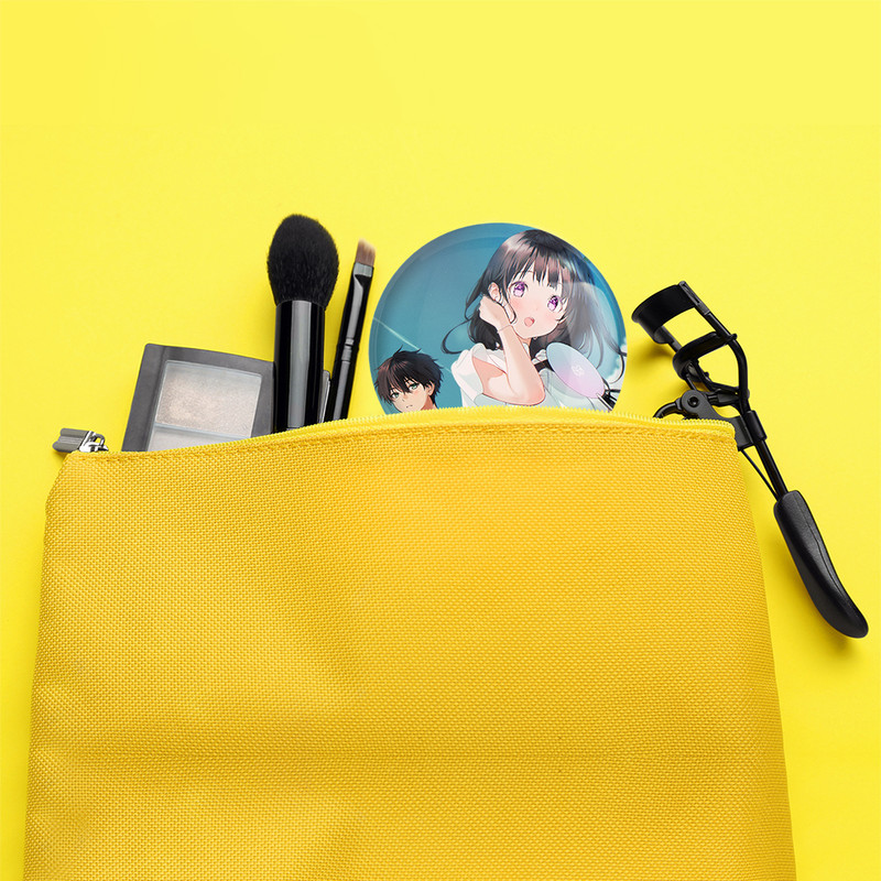 آینه جیبی خندالو مدل چیتاندا و اورکی انیمه هیوکا Hyouka کد 17068 آینه جیبی خندالو مدل چیتاندا و اورکی انیمه هیوکا Hyouka کد 17068