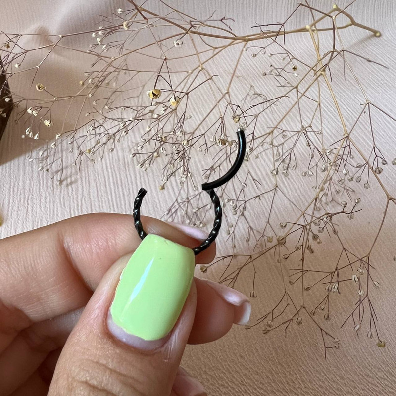 پیرسینگ گوش زنانه مدل پیچی کد 10