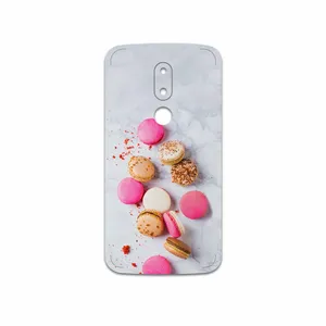 MAHOOT Macaron cookie Cover Sticker for Motorola Moto M
