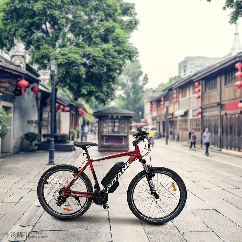 دوچرخه برقی ژیتان مدل هیبرید کد ETG600 سایز طوقه 26