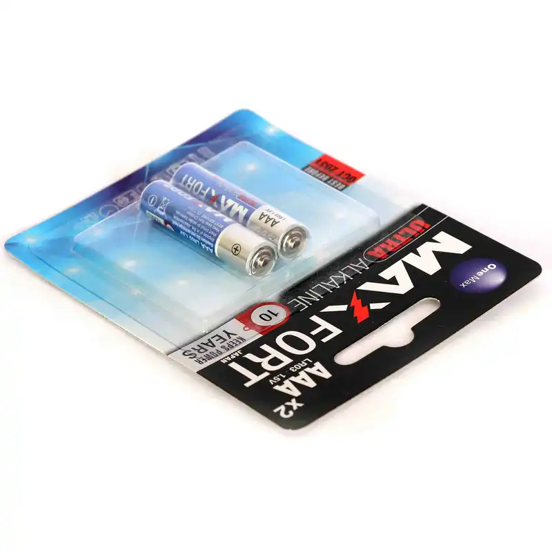 باتری نیم قلمی مکس فورت مدل اولترا آلکالاین بسته 4 عددی