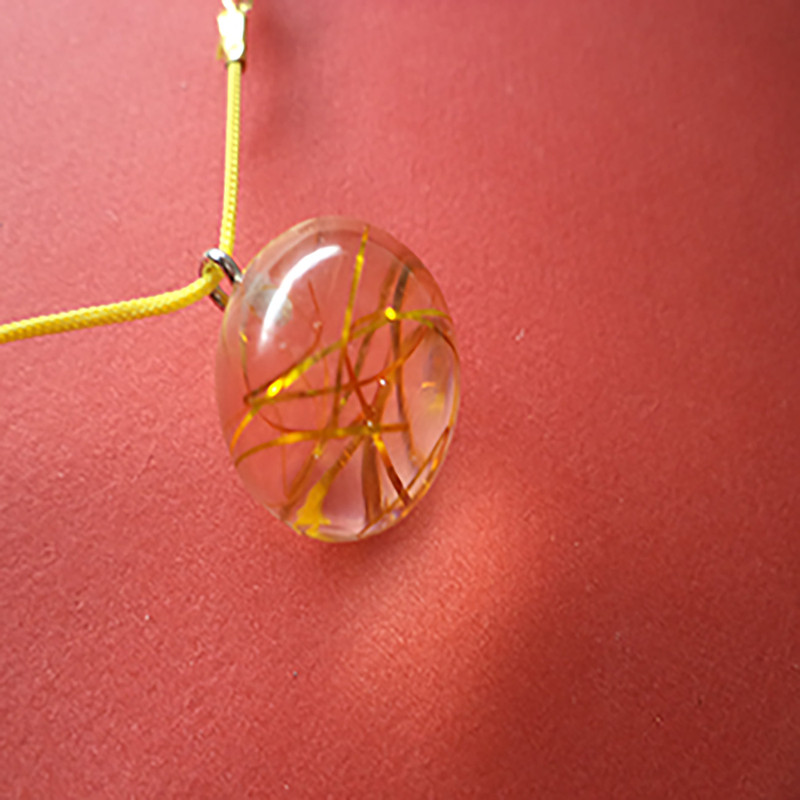 گردنبند دخترانه مدل نخ طلا توپی گردنبند دخترانه مدل نخ طلا توپی