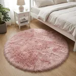 پادری آقای طرح مدل خز فانتزی سایز 110x110 سانتی متر