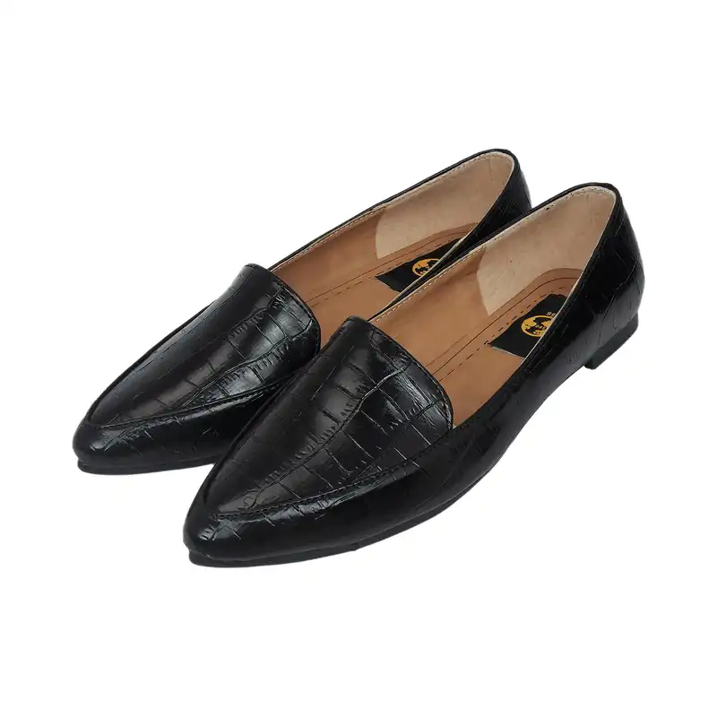 کفش زنانه سیی مدل ملکه پوست ماری کد 1961.1