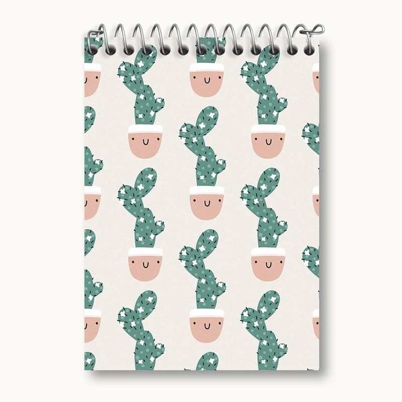 دفتر یادداشت 50 برگ خندالو مدل کاکتوس کد N354