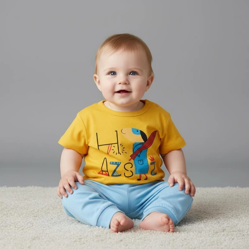 تی شرت آستین کوتاه پسرانه مدل f68