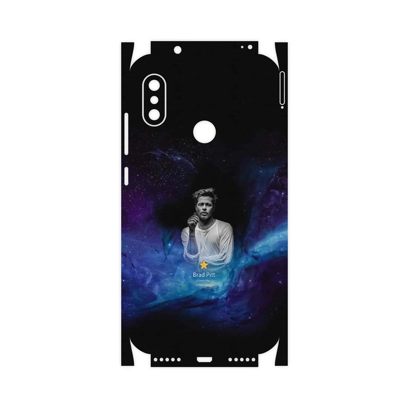برچسب پوششی ماهوت مدل Brad Pitt-FullSkin مناسب برای گوشی موبایل شیائومی Redmi Note 6 Pro