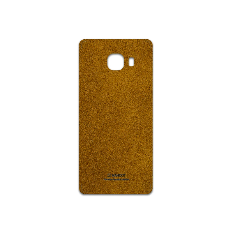 برچسب پوششی ماهوت مدل Brown-Chamois-Leather مناسب برای گوشی موبایل سامسونگ Galaxy C5