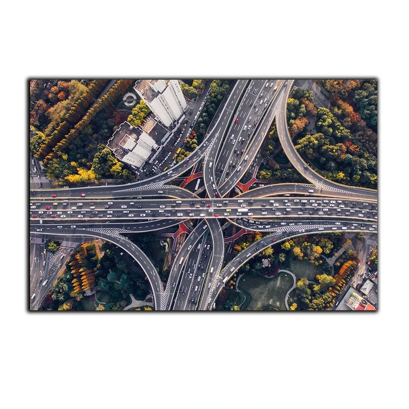 تابلو شاسی بکلیت طرح منظره شهری شانگهای چین مدل SH-S2830