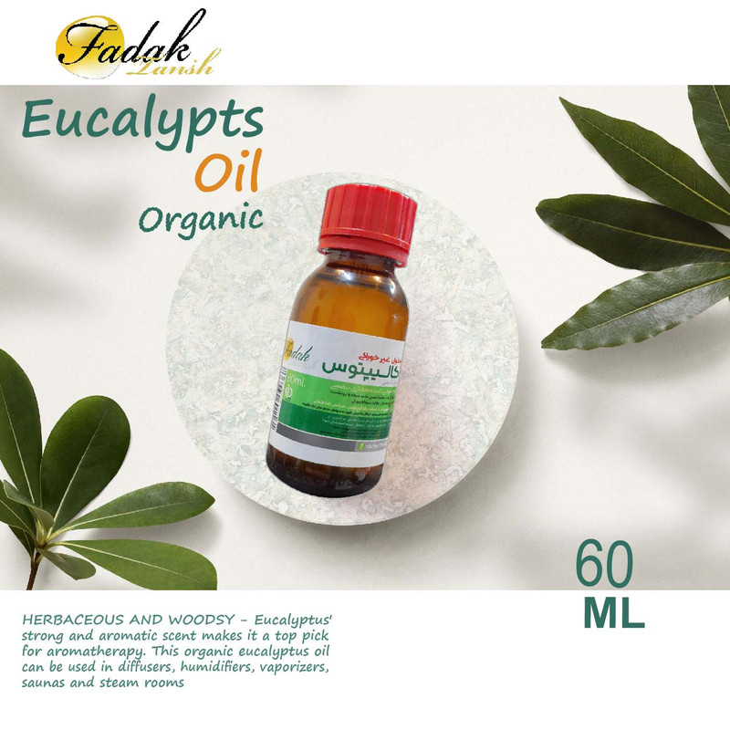 محلول بخور فدک تانیش مدل Eucalyptus حجم 60 میلی لیتر