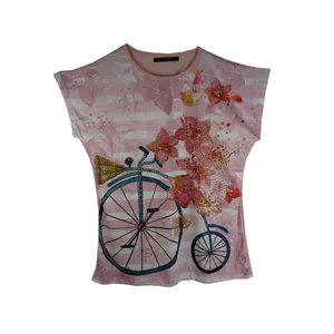 تی شرت آستین کوتاه زنانه مدل bay gol