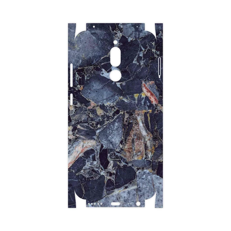 برچسب پوششی ماهوت مدل Broken black marble-FullSkin مناسب برای گوشی موبایل شیائومی Redmi 8