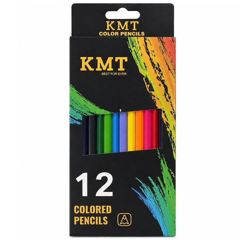 مداد رنگی 12 رنگ مدل km12