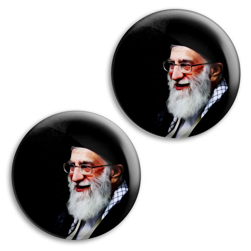 مگنت پرمانه طرح سید علی خامنه ای کد pmag2.28314 مجموعه 2 عددی
