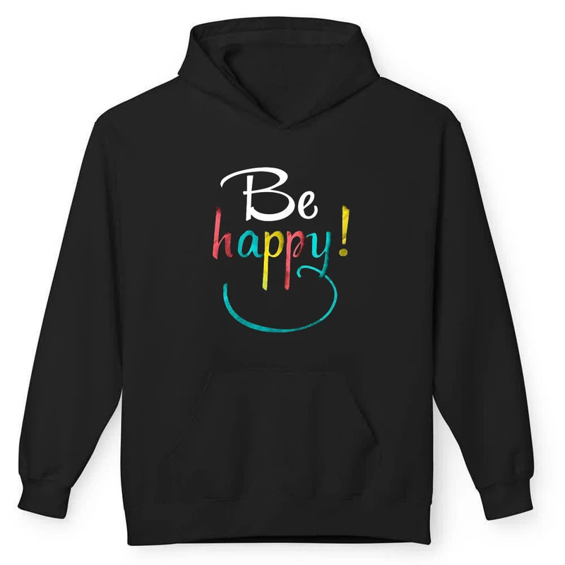 هودی مردانه پاد آفرین مدل be happy کد 0197