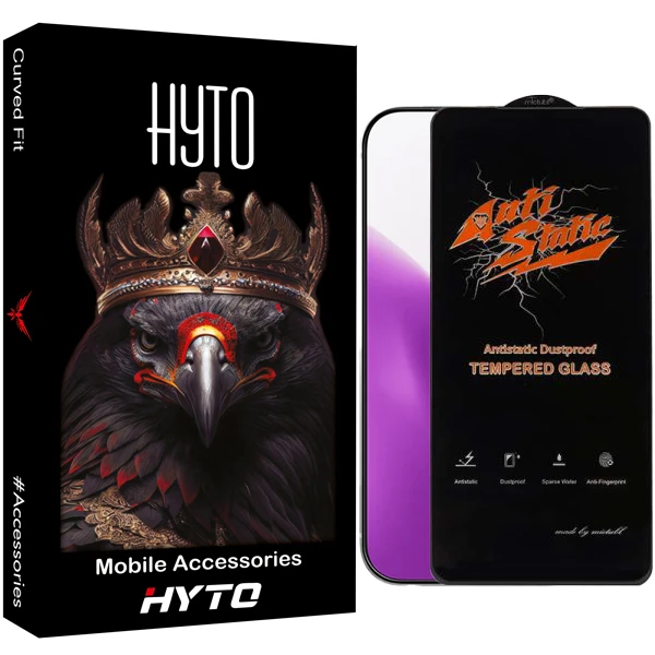 محافظ صفحه نمایش انتی استاتیک هیتو مدل Techra مناسب برای گوشی موبایل اپل Iphone 17 pro