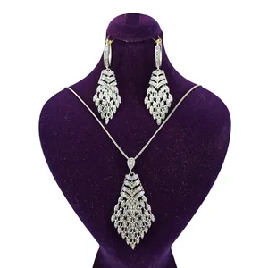 نیم ست نقره زنانه سلین کالا مدل برلیان ce-As210