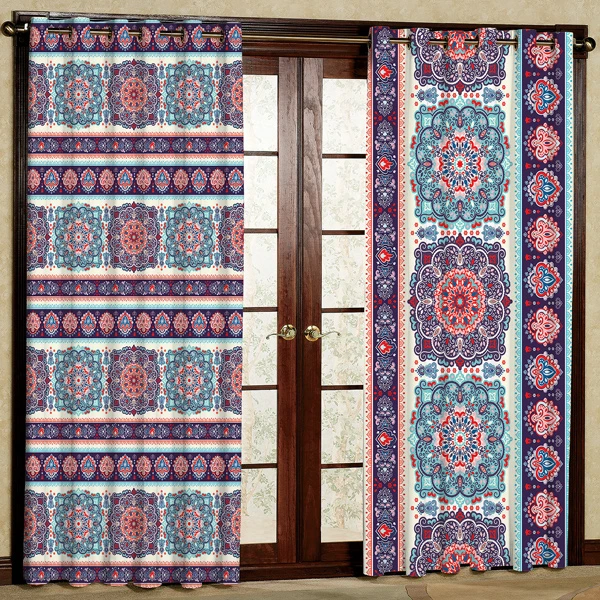 پرده مخمل پانچی کد 5959 سایز 280x140 سانتی متر