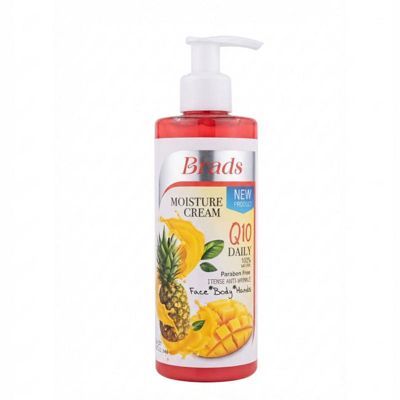 کرم مرطوب کننده دست و صورت و بدن بردس مدل عصاره انبه و اناناس مناسب برای پوست های خشک و معمولی و چرب حاوی Q10، بدون پارابن، وزن 290 گرم، حجم 250 میلی لیتر 