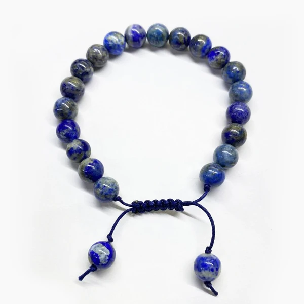 دستبند سنگی مدل سنگ طبیعی لاجورد