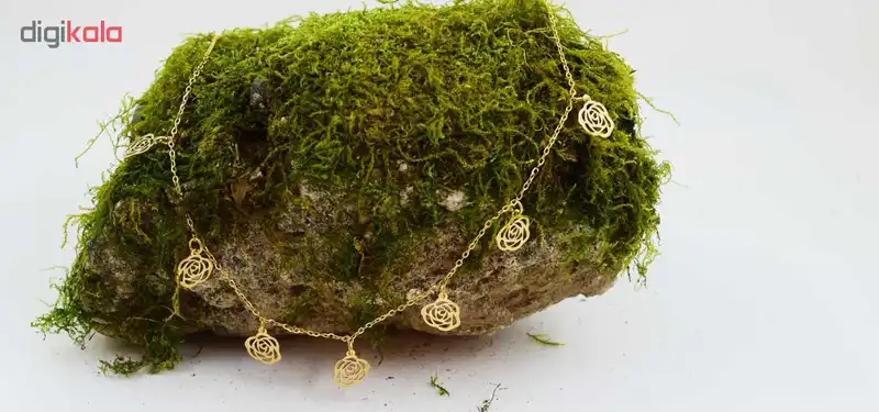 گردنبند رولباسی طلا 18 عیار کانیار گالری مدل GA77