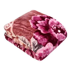 پتوی مسافرتی شادیلون طرح روشا مدل S1  سایز 230x200 سانتی متر