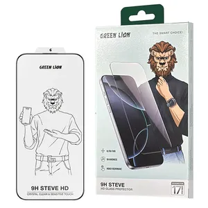 محافظ صفحه نمایش گرین لاین مدل 9H steve مناسب برای گوشی موبایل اپل iPhone 17 Pro Max
