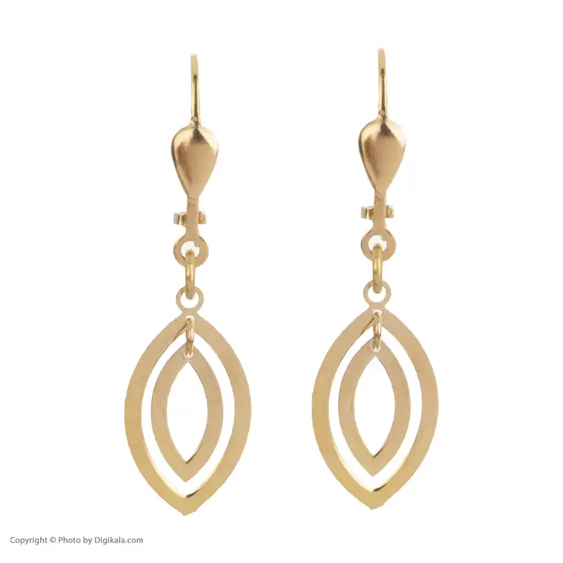 گوشواره طلا 18 عیار زنانه مایا ماهک مدل ME0819