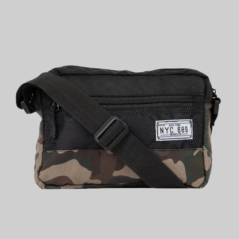 کیف رودوشی مردانه دفکتو مدل اسپرت چریکی کاموفلاژ DF 188