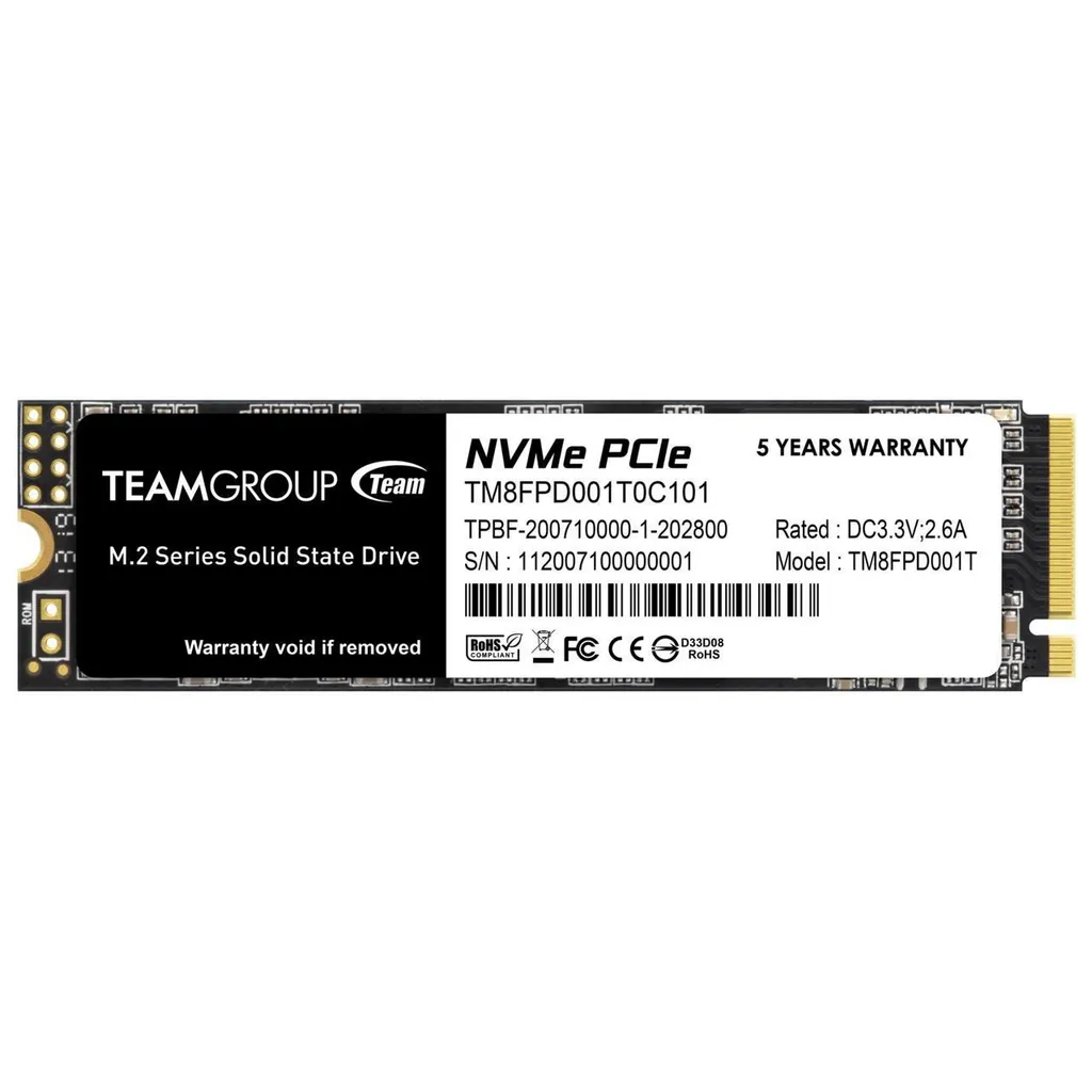 اس اس دی اینترنال تیم گروپ مدل MP33 TM8FP ظرفیت 1 ترابایت