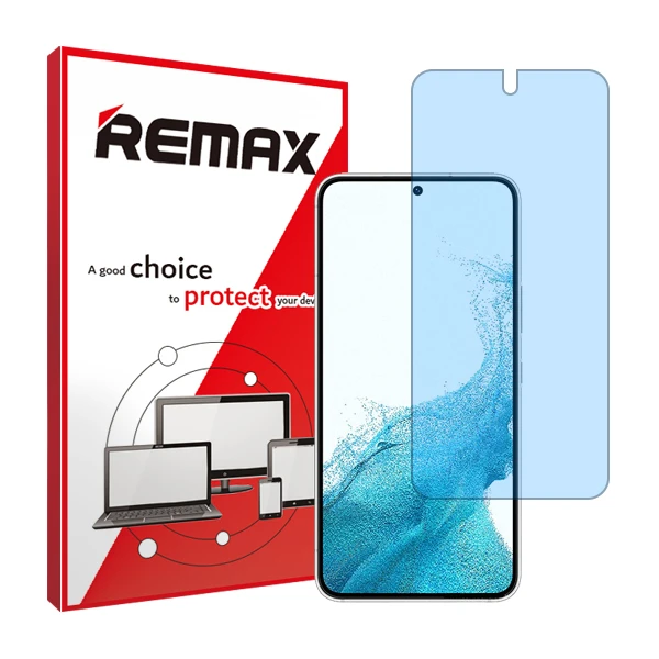 محافظ صفحه نمایش آنتی بلو ریمکس مدل HyBLU مناسب برای گوشی موبایل سامسونگ Galaxy S22 5G 