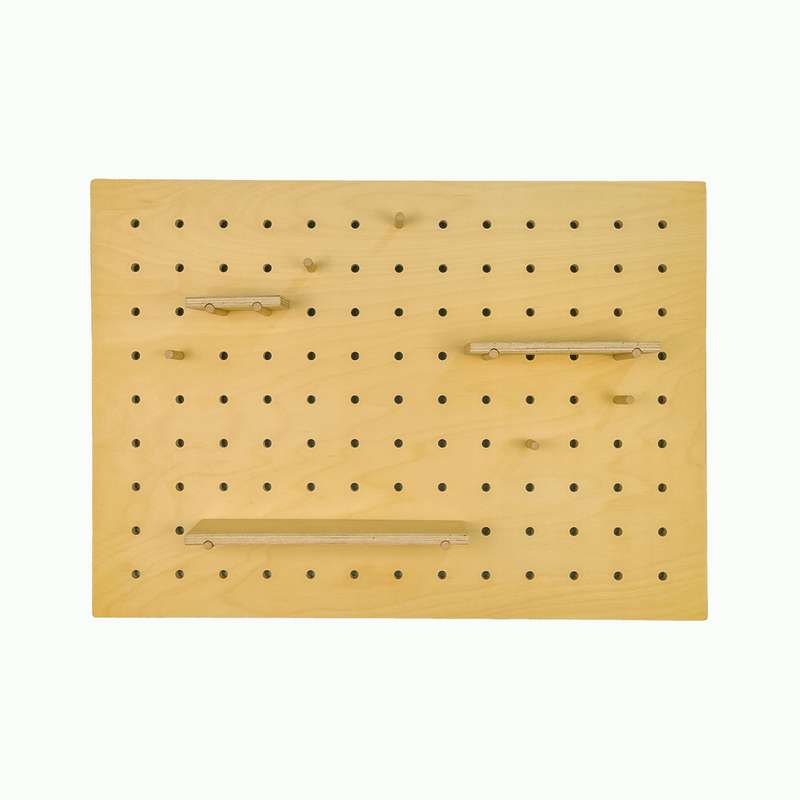 شلف دیواری مدل پگ بورد مستطیلی شلف دیواری مدل پگ بورد مستطیلی