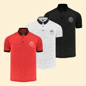پولوشرت آستین کوتاه مردانه مدل M2503-3 مجموعه 3 عددی