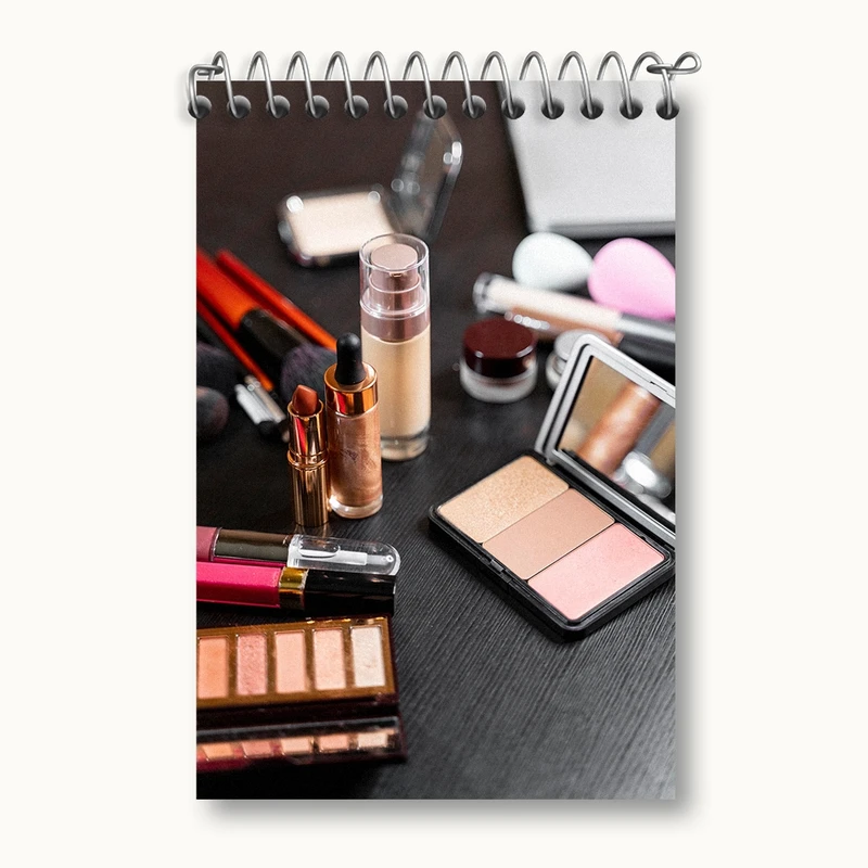 دفتر یادداشت 50 برگ خندالو مدل آرایشگر و میکاپ آرتیست کد F1971