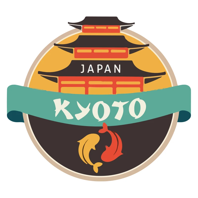 استیکر خودرو طرح معبد ژاپن کد 615