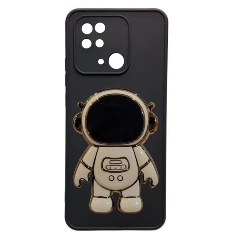 کاور طرح استند فضانورد مدل 10C مناسب برای گوشی موبایل شیائومی Redmi 10C / Poco C40