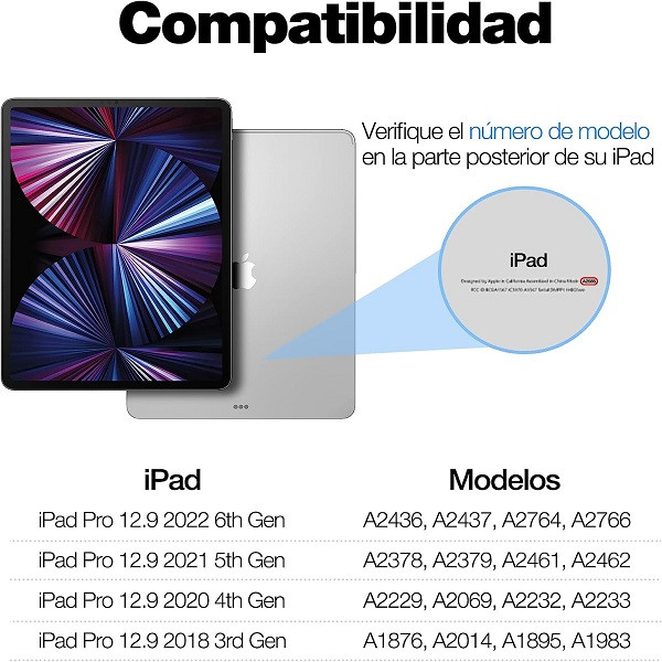 کیبورد تبلت بی سیم مدل Dracool 27ESMK مناسب برای تبلت اپل Ipad Pro 12.9