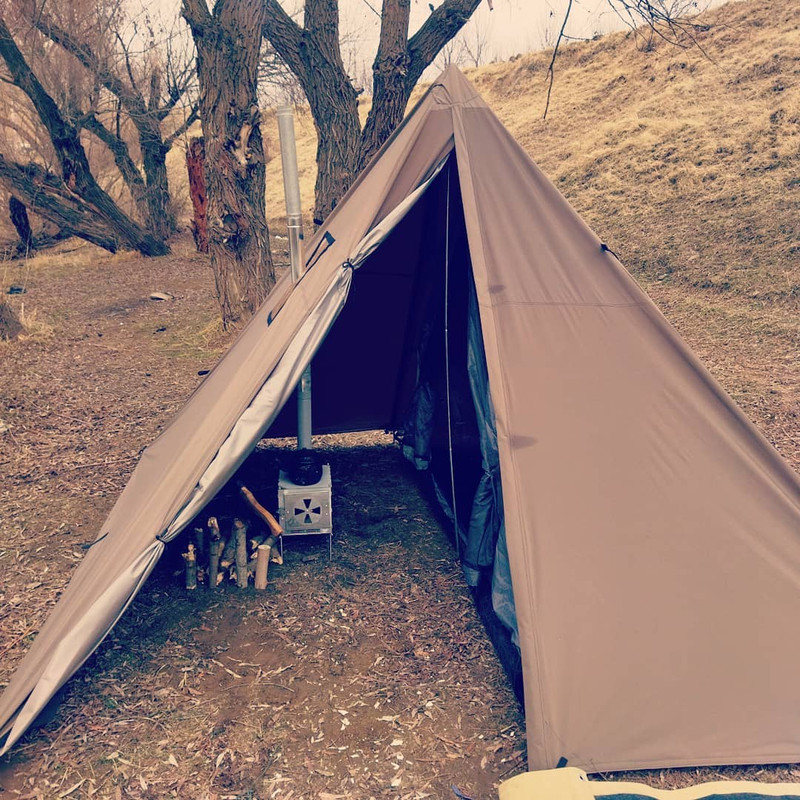 بخاری هیزمی تاشو مدل در شیشه ای