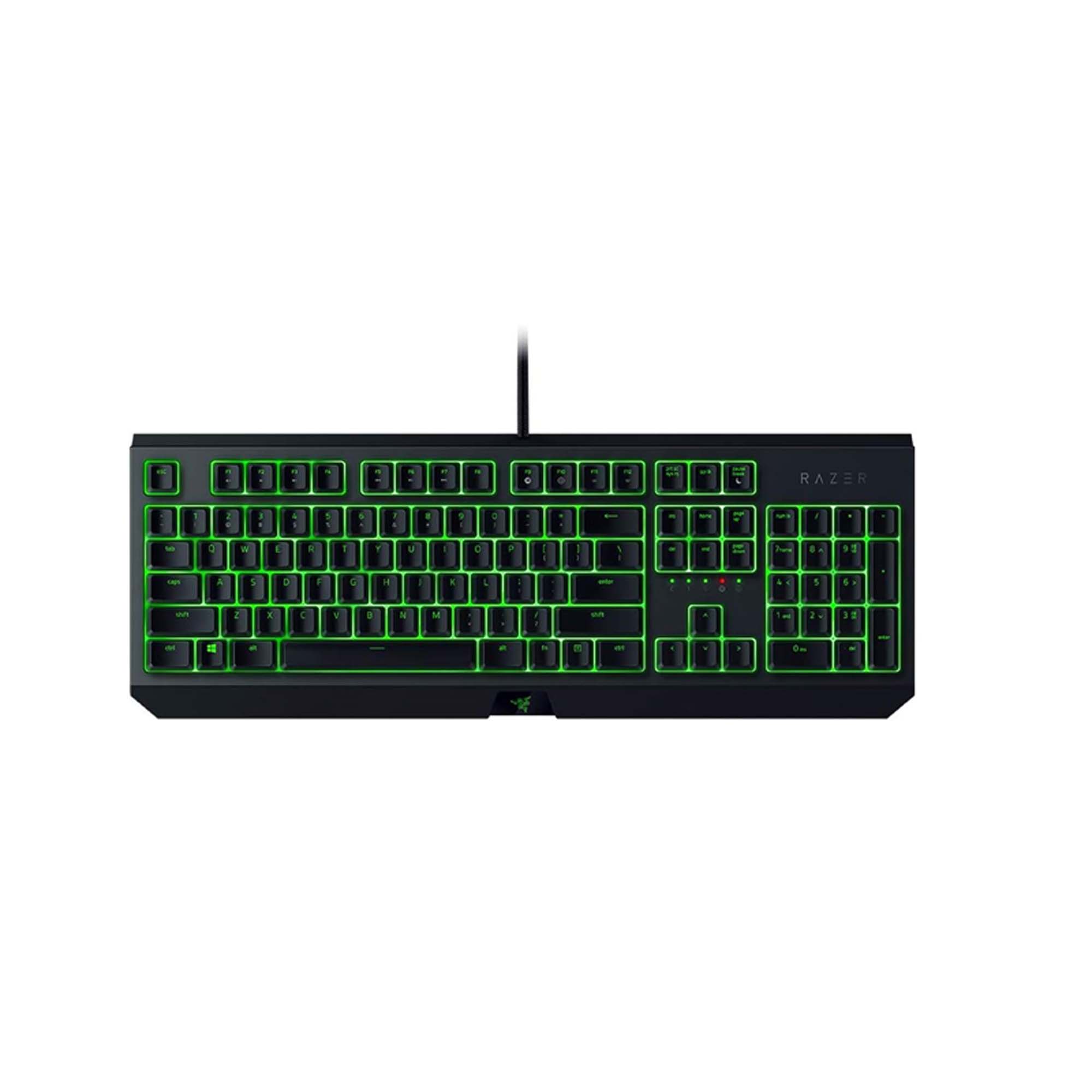 کیبورد مخصوص بازی ریزر مدل BlackWidow Essential Green Switch