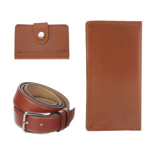 ست هدیه مردانه چرم آرا مدل s008 کد 1