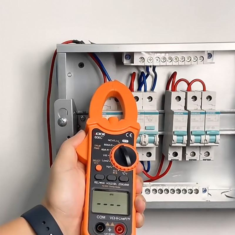 کلمپ آمپر متر ویکتور مدل 606C plus