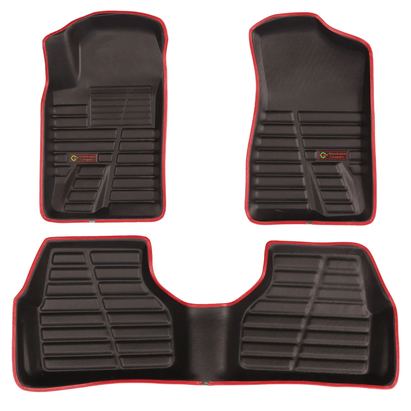 کفپوش سه بعدی خودرو لاستیک گیلان مدل چرم مناسب برای دنا پلاس 