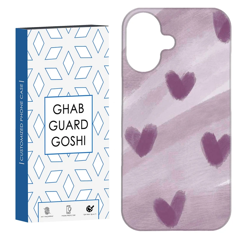 کاور قاب گارد گوشی طرح قلب کد Dimo-835 مناسب برای گوشی اپل Iphone 16     