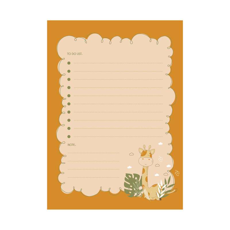 کاغذ یادداشت مدل زرافه ای کد 02