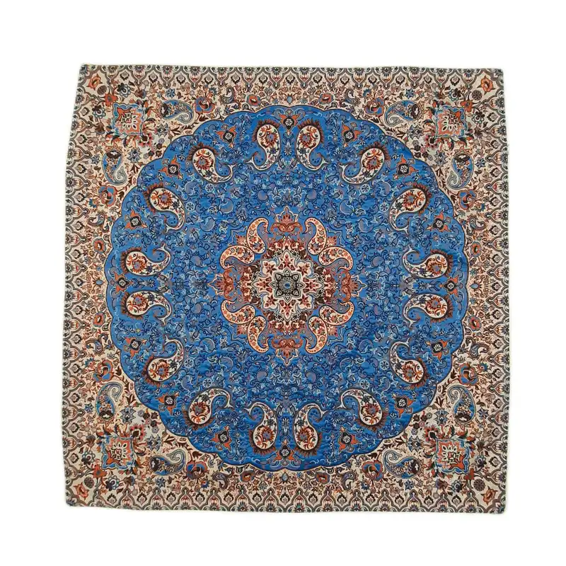 ست پنج تکه رومیزی ترمه طرح نسترن