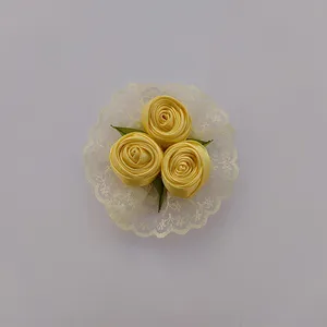 گیره مو دخترانه مدل گل رز 02