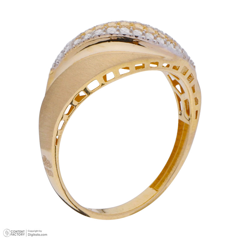 انگشتر طلا 18 عیار زنانه طلای مستجابی مدل 20160
