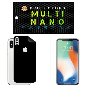 Multi Nano X-SFM Screen Protector For Apple iPhone X with back skin