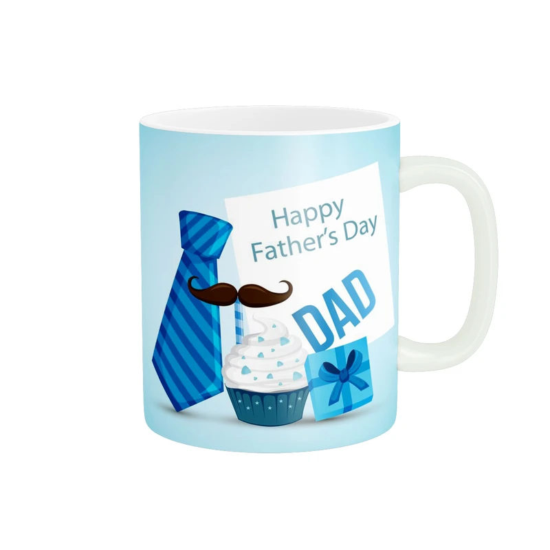 ماگ پادآفرین مدل روز پدر روز مرد طرح روز پدر مبارک کد p3137