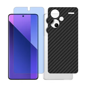 Glass Together model anti blue Screen Protector Suitable for Xiaomi Redmi Note 13 Pro Plus Mobile Phone with Back cover sticker